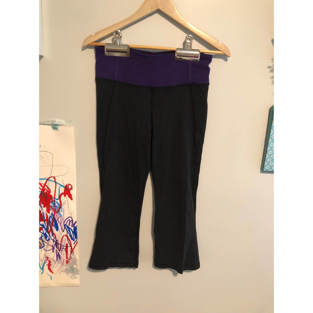 Lululemon Crop Legging Gather & Crow Split Hem